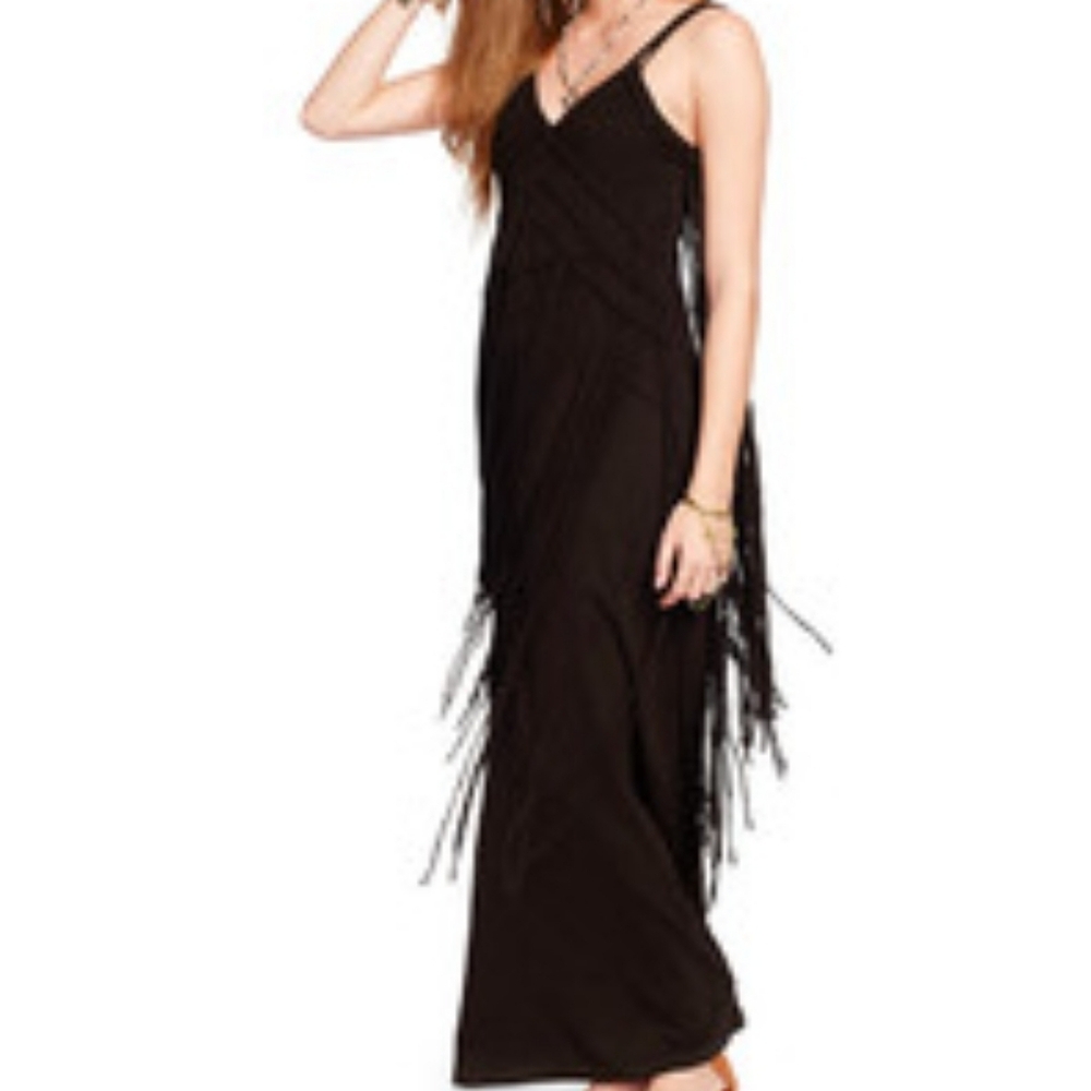 NWT! Ralph Lauren fringe maxi dress - Picture 15 of 15